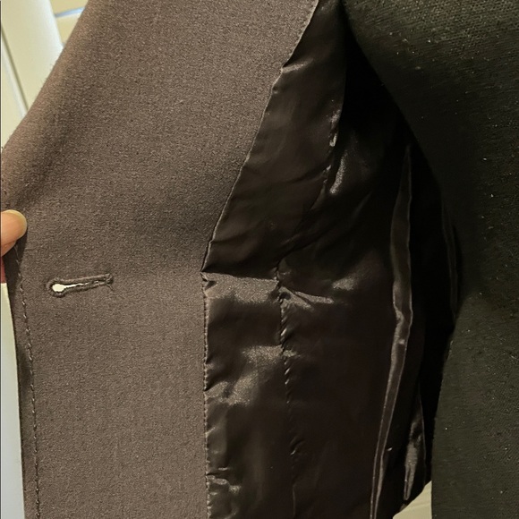 Michel USA Women’s Blazer Size S Brown Professional Business Career Preppy - Picture 9 of 11